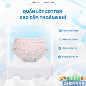 Quần Lót Nữ Cotton Lạnh Muse Bra Fres - Chất Đúc Cao Cấp, Thoáng Khí, Mát Mẻ