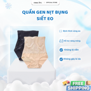 Quần Gen Nịt Bụng Siết Eo Muse Bra Shaping - Định Hình Cơ Thể, Che Mỡ Bụng, Chống Cuộn Hiệu Quả