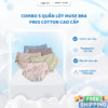 Combo 5 Quần lót Quần Lót Nữ Muse Bra Fres Chất Đúc Cottton Lạnh Cao Cấp Thoáng Khí, Mát Mẻ